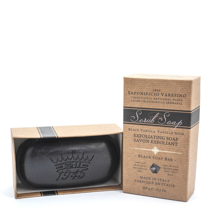 Saponificio Varesino Sapone Esfoliante – Vaniglia Nera