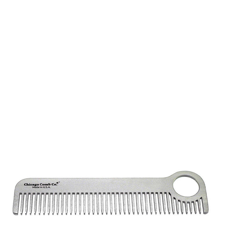 Chicago Comb Co. Pettine per capelli Modello N. 1 – Acciaio Inossidabile