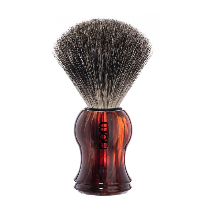 NOM Pennello da barba Gustav – Havana – Pure Badger