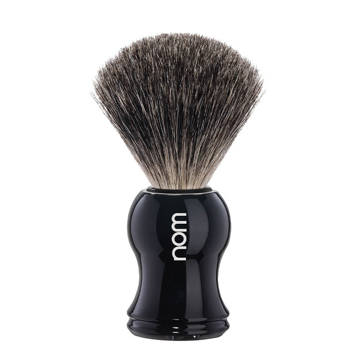 NOM Pennello da barba Gustav – Nero – Pure Badger